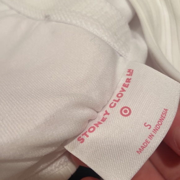 NWT Stoney Clover Lane Target White Ribbed One Piece Bathing Suit - Picture 6 of 6